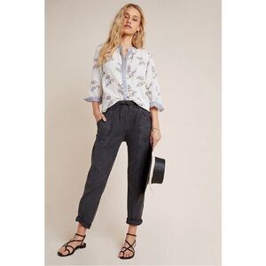 ANTHROPOLOGIE Angela Cropped Cargo Pants size 28